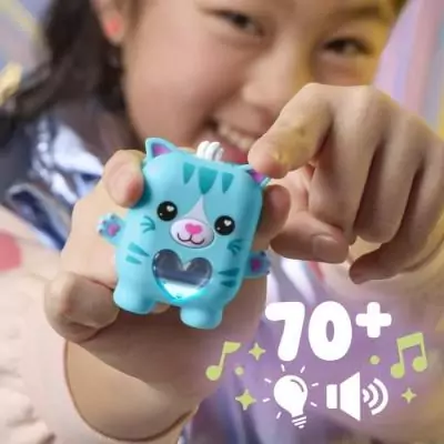 NANO-MALS Pawtricia le chaton bleu : Compagnon interactif avec plus de 70 réactions NANO-MALS Pawtricia le chaton bleu : Compagnon interactif avec plus de 70 réactions