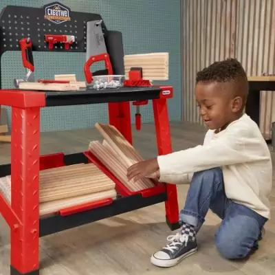 Établi de bricolage créatif pour enfants Établi de bricolage créatif pour enfants