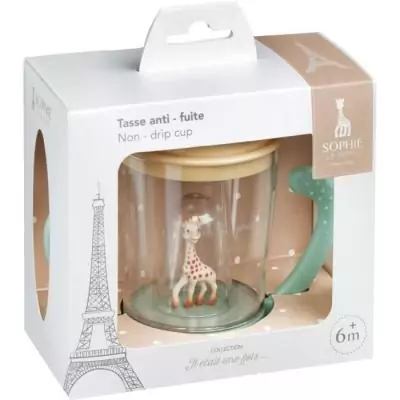 Tasse anti-fuite Sophie la Girafe - Parfaite pour les petits bouts