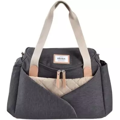 Sac à langer BEABA SYDNEY - Gris chiné foncé