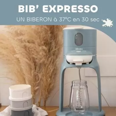 Préparateur de biberons BEABA BIB'EXPRESSO - Bleu baltique
