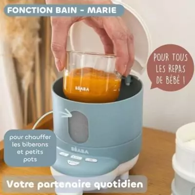 Préparateur de biberons BEABA BIB'EXPRESSO - Bleu baltique