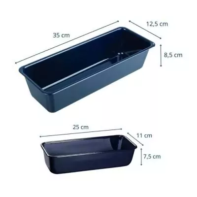 Ensemble 2 moules à cake Dr. Oetker Back Liebe - 25 et 35 cm