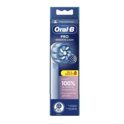 Oral-B 8006540896273 tête de brosses 8 pièce(s) Bleu, Blanc