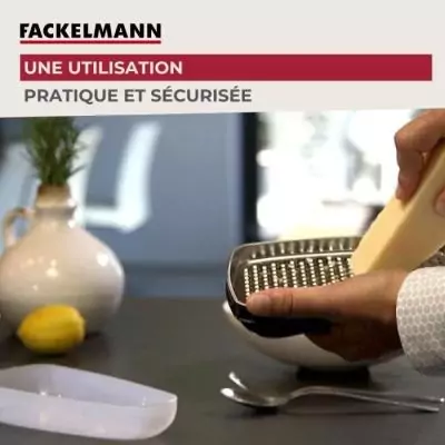Râpe à zeste et Parmesan - Duo FACKELMANN - Inox - 42 et 19 cm