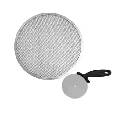 Ensemble professionnel pour pizza : plaques et roulette