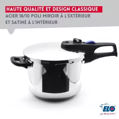 Autocuiseur vapeur FACKELMANN Elo Praktika Plus XL - 22 cm - Inox 18/10