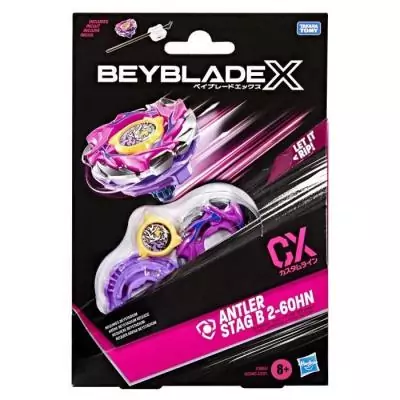 Beyblade X Starter Pack Antler Stag B 2-60HN CX : Toupie de type défense! Beyblade X Starter Pack Antler Stag B 2-60HN CX : Toupie de type défense!