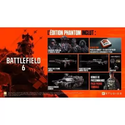 Battlefield 6 - Phantom Edition, Jeu PS5 - Expérience de jeu ultime Battlefield 6 - Phantom Edition, Jeu PS5 - Expérience de jeu ultime