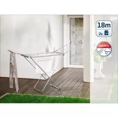 Étendoir à linge Leifheit 180 Classic Siena 81151 - Spacieux et ultra-léger