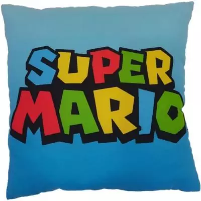 Coussin double face Mario Bros - Microfibre 40 x 40 cm