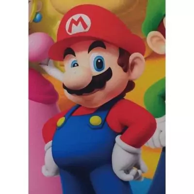 Coussin double face Mario Bros - Microfibre 40 x 40 cm