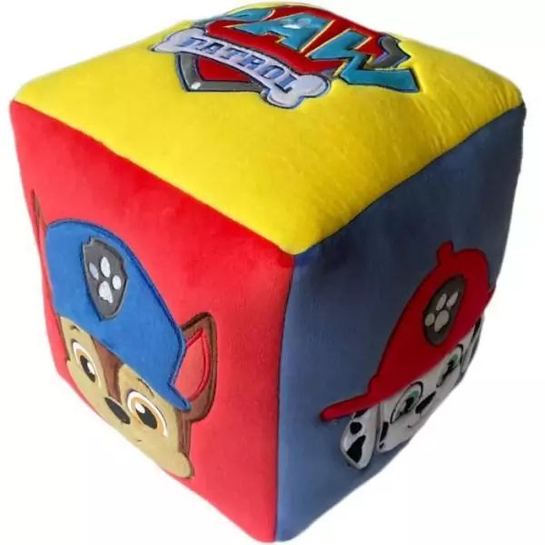 Coussin - Cube - PAT'PATROUILLE - Microfibre - 25 x 25 x 25 cm