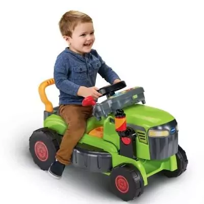 VTECH BABY - Super Tracteur Magi Tondeuse 3 en 1 - Vert Multicolore