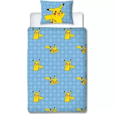 Parure de lit réversible POKEMON Battle - Microfibre