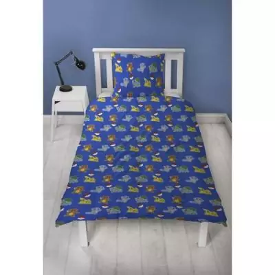 Parure de lit POKEMON Pikachu - Microfibre - 1 housse de couette 140x200 cm