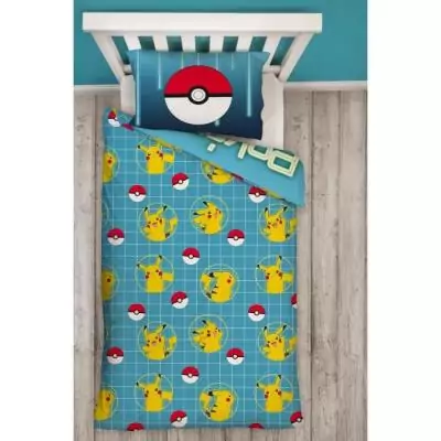 Parure de lit réversible Pokémon Pikachu Laser - Microfibre