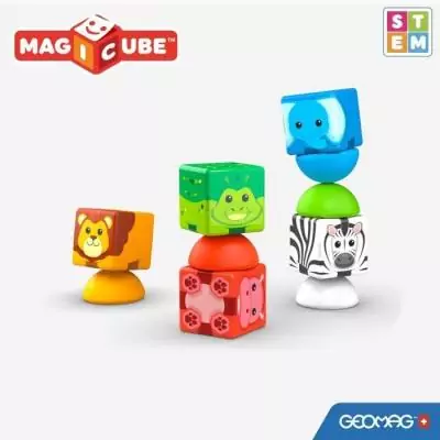 Blocs magnétiques GEOMAG Safari - Éducatif et ludique