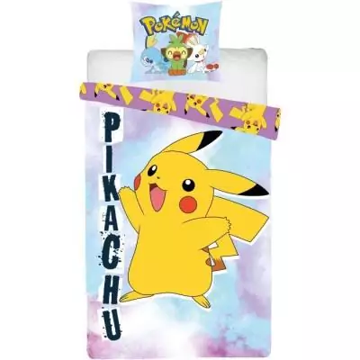Parure de lit réversible Pokémon - Pikachu - Microfibre
