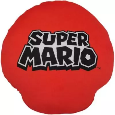 Coussin 3D Mario Bros Champignon Microfibre 40 cm
