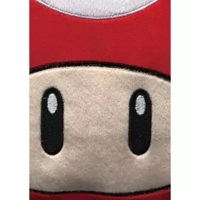 Coussin 3D Mario Bros Champignon Microfibre 40 cm
