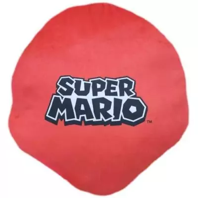 Coussin 3D Mario Bros - Visage Mario - Microfibre - 40 cm