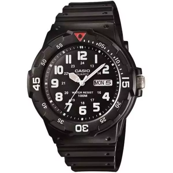 CASIO COLLECTION Montre Quartz MRW-200H-1BVEG - Noir