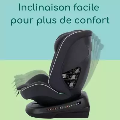 Siège Auto Cosmo I-Safe I-Size: Rotation 360°, Installation Facile