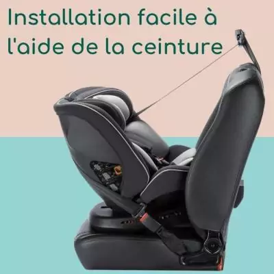 Siège Auto Cosmo I-Safe I-Size: Rotation 360°, Installation Facile