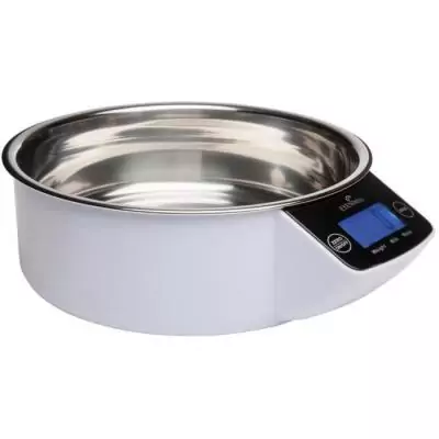Gamelle - KERBL - EYENIMAL Pet Bowl - Balance intégrée - 1 l - Blanc