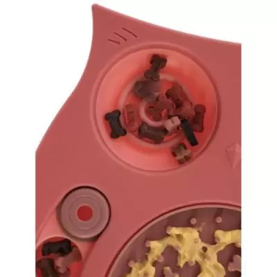 Jeu de réflexion/apprentissage - KERBL - Owl - 30 x 28 cm - Saumon et marron