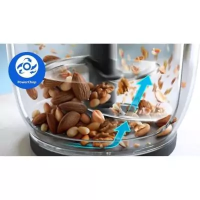 Hachoir électrique - PHILIPS - HR1502/00 - Série 3000 - Noir - 2L - 500W