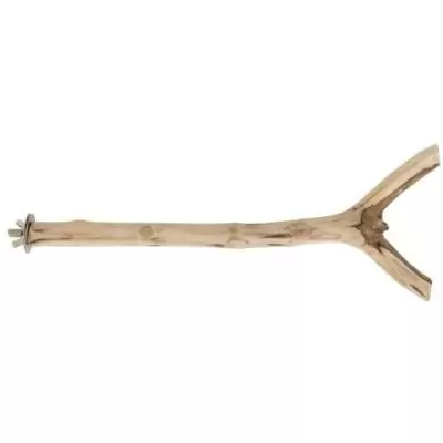 Accessoire oiseau - TYROL - Perchoir branche - Taille S 20cm - Bois naturel