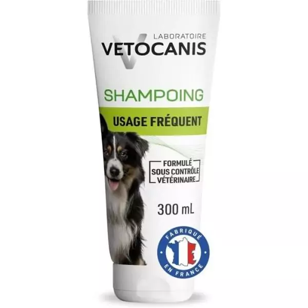Shampoing chien - VETOCANIS - 300 ml - Hydratant, doux, sans irritation, usage régulier
