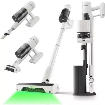 ROBOROCK H60 HUB - Aspirateur Balai sans Fil avec Station de Vidage Automatique - Batterie Amovible 60 Min - 115 AW