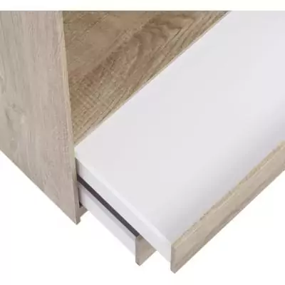 Dressing - Décor Chene - 2 tiroirs - 2 étageres - 1 tringle - L100 x P57 x H200 cm