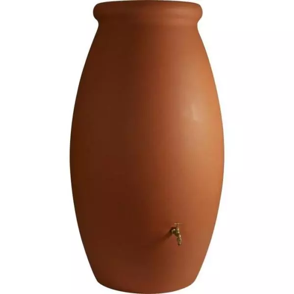 Récupérateur d'eau Jarre rotomoulé - BELLI - 1000 L - Terre cuite
