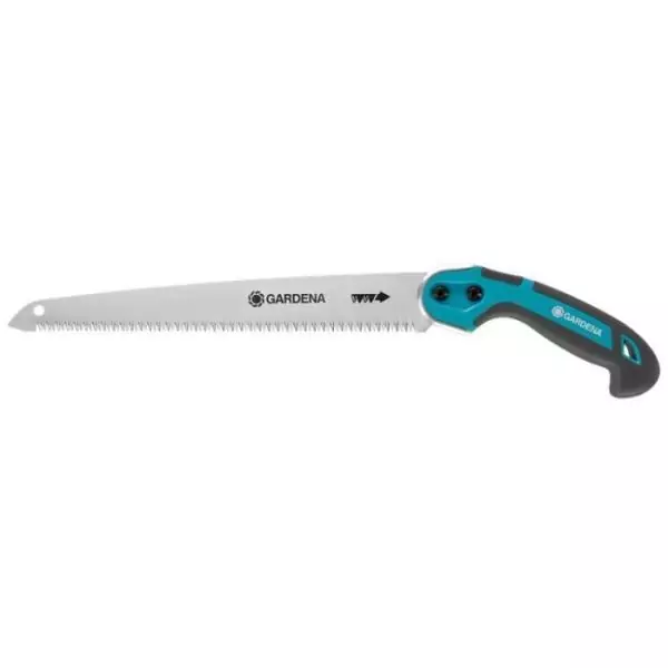 Scie a élaguer GARDENA 300 P - Lame incurvée acier trempé - Poignée ergo antidérapante - Garantie 25 ans
