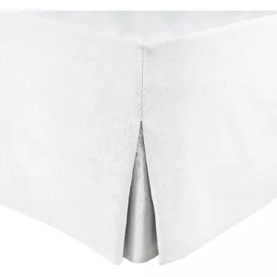 Cache sommier - HOME LINGE PASSION - 140 x 190 cm + 30 cm - Blanc
