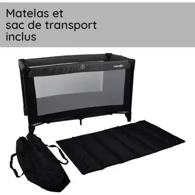 Lit parapluie bébé SODA version 2 niveaux - lit de voyage avec 2 hauteurs - facile a plier - 15kg max Lit parapluie bébé SODA version 2 niveaux - lit de voyage avec 2 hauteurs - facile a plier - 15kg max