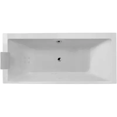 Baignoire balnéo rectangulaire Evok - Jacob Delafon - 190x90 cm - Blanc - Hydrojets dorsaux