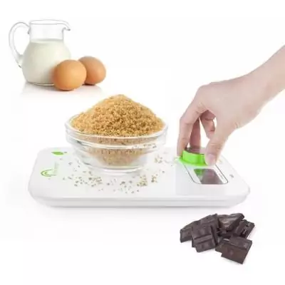 Balance de cuisine sans pile LITTLE BALANCE 8198 Kinetic Flower 5 kg / 1 g Blanc Balance de cuisine sans pile LITTLE BALANCE 8198 Kinetic Flower 5 kg / 1 g Blanc