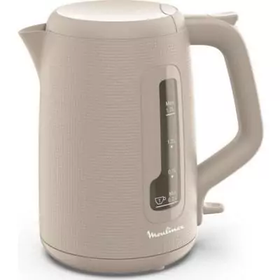 Bouilloire - MOULINEX - BY2MOB10 Morning - 2400 W - 1,7 L - Base 360° - Gris chaud