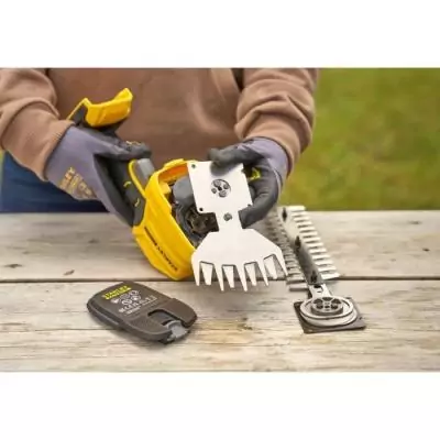 Taille-haie et cisaille a gazon sans fil + batterie 2Ah + chargeur - Stanley Fatmax - STCSS20D1-QW - 18V - Lames interchangeable