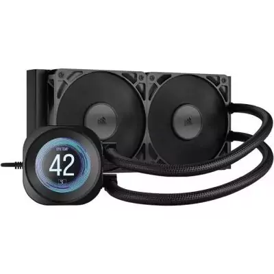 CORSAIR NAUTILUS 240 LCD: Refroidissement liquide CPU 240 mm - Radiateur - Ventilateur PC
