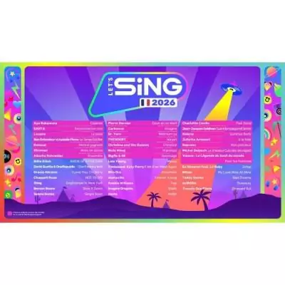 Let's sing 2026 + 2 Micros - Jeu Nintendo Switch Let's sing 2026 + 2 Micros - Jeu Nintendo Switch