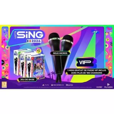 Let's sing 2026 + 2 Micros - Jeu Xbox Series X Let's sing 2026 + 2 Micros - Jeu Xbox Series X
