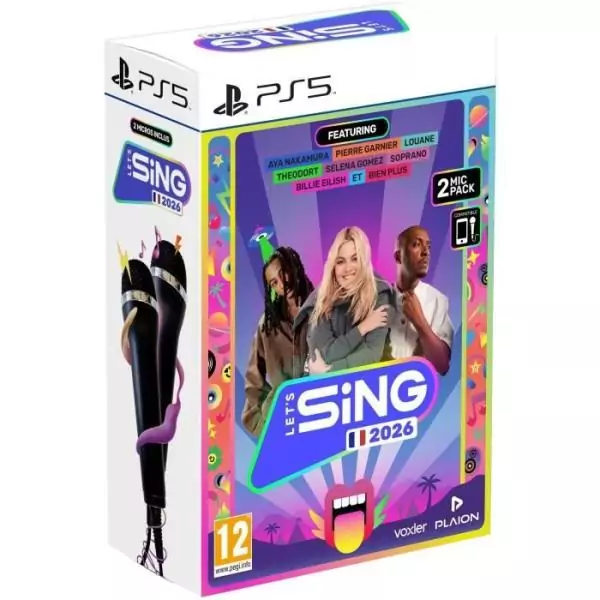 Let's sing 2026 + 2 Micros - Jeu PS5