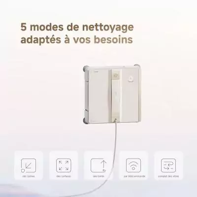 DREAME C1 - Robot Laveur de Vitres - Protection et Sécurité Fiables - Technologie CornerClean - Nettoyage Humide Minutieux DREAME C1 - Robot Laveur de Vitres - Protection et Sécurité Fiables - Technologie CornerClean - Nettoyage Humide Minutieux