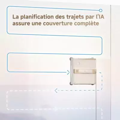 DREAME C1 - Robot Laveur de Vitres - Protection et Sécurité Fiables - Technologie CornerClean - Nettoyage Humide Minutieux DREAME C1 - Robot Laveur de Vitres - Protection et Sécurité Fiables - Technologie CornerClean - Nettoyage Humide Minutieux
